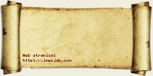 German Stojadinović vizit kartica